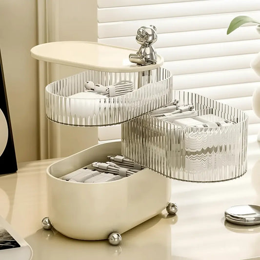 The Saundryam 'Clarity' 360° Rotating Organizer