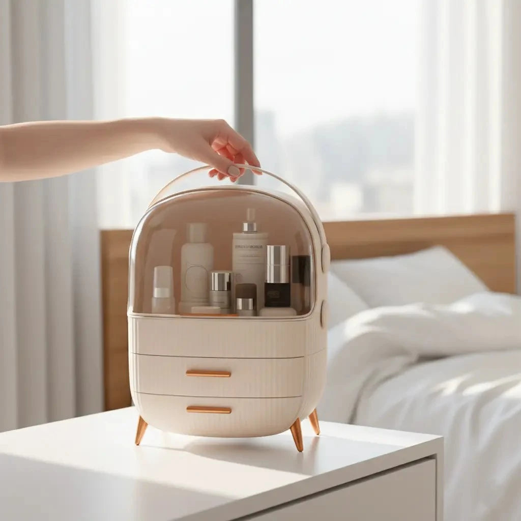 The Saundryam ‘Aura’ Dust-Proof Vanity Organizer