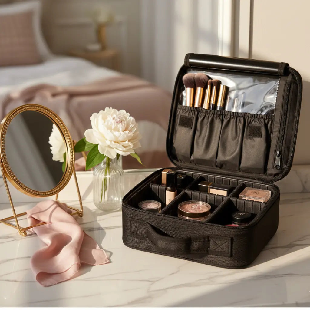 The Saundryam “Travel Makeup Organizer Bag”