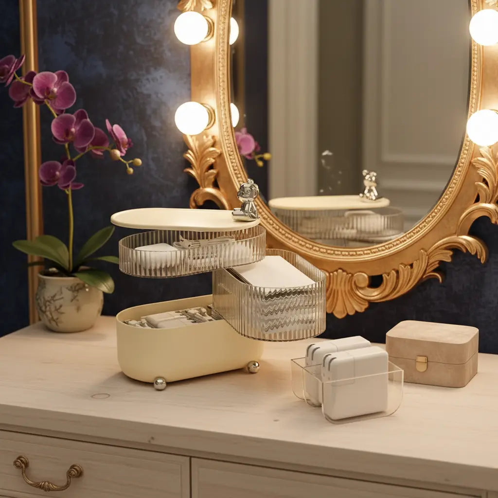 The Saundryam 'Clarity' 360° Rotating Organizer