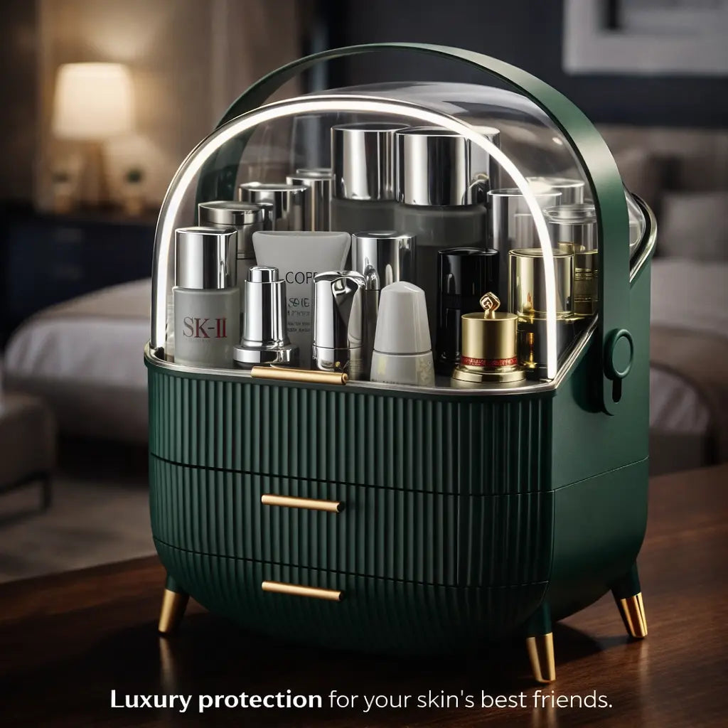 The Saundryam ‘Aura’ Dust-Proof Vanity Organizer